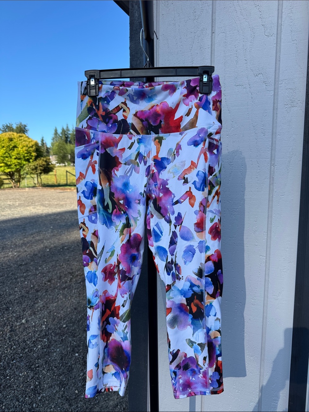 RBX Women’s Multicolor Floral Capri Leggings